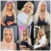 werkueen 613 Lace Front Wig Human Hair 13x6 Blonde Wig Human Hair Straight 613 HD Lace Frontal Wig 180% Density Blonde Lace Front Wigs Human Hair Glueless Wigs Pre Plucked With Baby Hair (16Inch)
