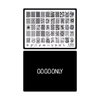 Gogoonly Nail Art Stamp Plate Collection St. Merry - Huge Size Stamping Image Plates Manicure Nail Designs DIY-BH000462