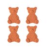 dgudgu 4 PCS Terracotta Brown Sugar Bear Keeper and Saver Brown Sugar Disc Brown Sugar Softener