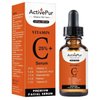 ActivePur 25% Best Vitamin C Serum for Face (2 Oz/60 ml) Vitamin E+B5 Hyaluronic Acid Serum Face Retinol Ferulic Acid Niacinamide Collagen Anti Aging Age Spots Eye circles Vitamin C face Serum