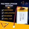 YDL 3.7V 1300mAh 112840 Lipo Battery Rechargeable Lithium Polymer ion Battery Pack with JST Connector