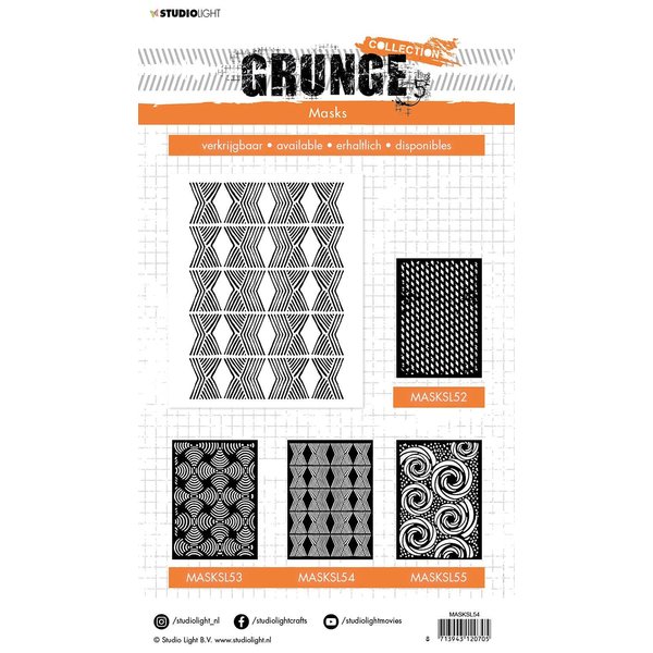 Mask Grunge Collection 148x210mm nr.54