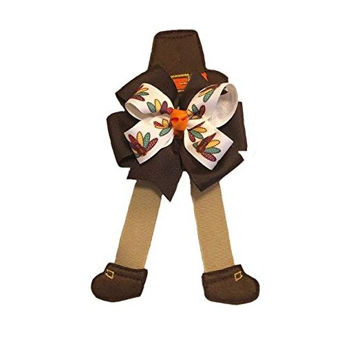 Pilgrim Thanksgiving Boutique Hair Bow