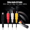 Tobysome Mini USB to 3 RCA Cable AV Stereo Audio Video Cable Replacement for AVC-DC400ST EOS 7D, 60D, 60Da,70D,100D,550D, 600D, 650D, 700D & EOS Rebel SL1, T2i, T3i, T4i, Digital SLR Camera