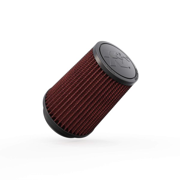 K&N Universal Clamp-On Air Intake Filter: High Performance, Premium, Washable, Replacement Filter: Flange Diameter: 3 In, Filter Height: 5.75 In, Flange Length: 0.75 In, Shape: Round Tapered, RU-5111