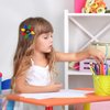 Back to School Hair Clips First Day of School Hair Bows Apple Pencil Blackboard Hair Bow Barrette Colorful Flower Alligator Clips for Kindergarten Hair Accessories 2Pcs (Pencil Blackboard)