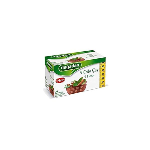 Dogadan 9 Herbs Tea, 3 Pack (Each 20 Tea Bags X 3)