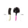 Vctitil 3D Round Hair Brushes Comb 360 Degree Ball Hairbrush Round Curly Hair Comb & S-Shaped Comb Tools Frizz Hair Brush