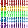 CroBlissful 100 Pcs Mini Alien Figures Colorful Little Alien Figurines for Halloween Party Favors Hide and Seek Rubber Tiny Aliens Toy Mini Alien Action Figure for Halloween Birthday Goodie Bag
