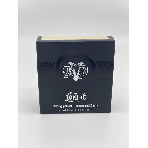 KVD Beauty Lock-It Refillable Mattifying Pressed Finishing Powder Light