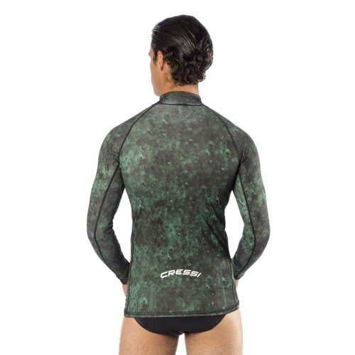 Cressi Hunter Rash Guard, camo green, XL