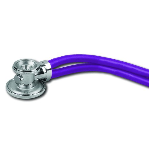 Veridian Healthcare Sterling Series Sprague Rappaport-Type Stethoscope, Purple, Boxed