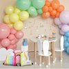 Talltalk 48 Pcs Rainbow Party Favors Includes 16 Rainbow Cloud Pastel Party Drawstring Bag Birthday Goodie Bags 16 Rainbow Cloud Rubber Bracelet 16 Rainbow Keychain for Rainbow Birthday Party Supplies