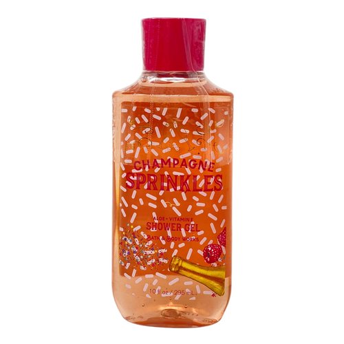 Generic Bath and Body Work CHAMPAGNE SPRINKLES Shower Gel Bundle - Lot of 3, orange