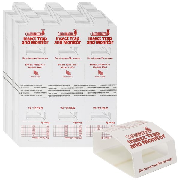 Catchmaster Spider & Insect Glue Traps 45-Pk, Brown Recluse Spider Traps, Adhesive Cockroach Killer Glue Boards, Cricket Sticky Traps, Indoor Roach Trap for Home, Garage & Shed, Pet Safe Pest Control