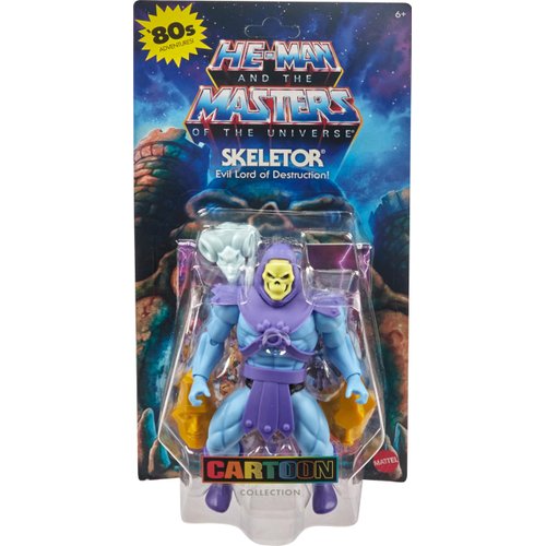 Mattel Masters of the Universe Origins Cartoon Collection Action Figure & Accessories Set, Skeletor 5.5-inch Collectible Toy with Mini-Comic