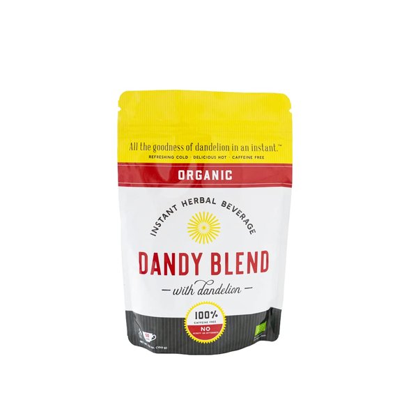 50 Cup Bag of Certified Organic Dandy Blend Instant Herbal Beverage with Dandelion, 3.53 oz. (100g) Bag