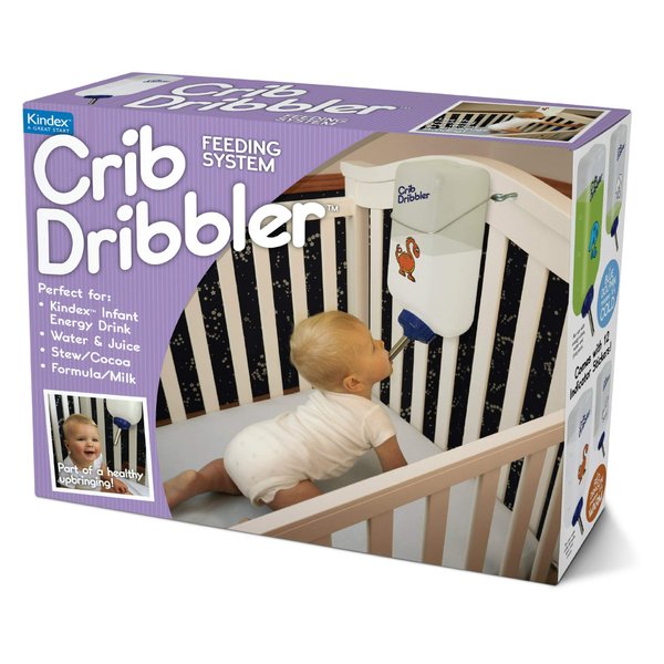Prank-O Crib Dribbler Gag Gift Empty Box, Birthday Gift Box, Wrap Your Real Present in a Convincing and Funny Fake Gift Box, Practical Joke for Birthday Presents, Holidays, Parties