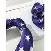 ZCYYYS Patriotic Headband American Flag Headband with Rabbit Ear Hair Band for 4th of July Headbands Hair Tie Hair Accessories for Women Girls Ponytail Holder TSFD35 (Navy Set)