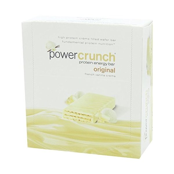 Bionutritional Research Group Power Crunch Protein Bar, French Vanilla Creme, 12 Count