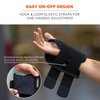 Ergodyne ProFlex 4015 Wrist Brace, Splint Open Stay for Structured Wrist Support, Adjustable Double Strap