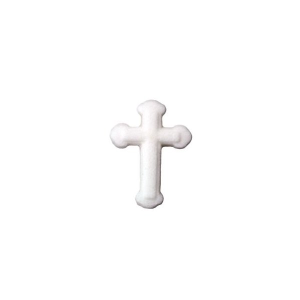 Small White Cross Sugar Decoration - 12 pcs. (LK 46014)