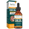 Organic Ear Oil for Ear Infections - Natural Eardrops for Infection Prevention, Swimmer's Ear & Wax Removal - Kids, Adults, Baby, Dog Earache Remedy - with Mullein, Garlic, Calendula, Made in USA