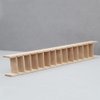 LOGOFUN Mini Wooden Step Ladder Mini Wood Doll House Ladder 1: 12 Miniature Ladder for Dollhouse Garden Furniture Accessories