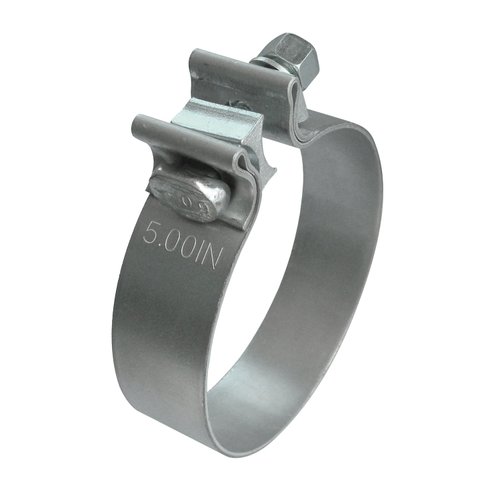 5" Narrow Band Exhaust Seal Clamp - Aluminized Steel for 5" OD Exhaust Pipe, Muffler, Elbow and Exhaust Tubing Connection