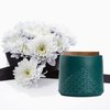 NS Online Green Small urn Ashes Keepsake- Adult Share Decorative Ceramic Small urn， Memorial Tiny urn Funeral Cremation pet Urn-Qnty 1
