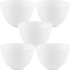 FOMIYES Spa Kit Silicone Bowl 5pcs Facial Masks Mixing Bowl Silicone Facial Mud Bowl Cosmetic Beauty Tool Condiment Bowl for Home Beauty Spa Salon White Cosmetic Spatula Silicone Bowl