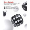 JoyCat 16mm 6 Sided Dice Set Standard Game Dice Kids for Board Games Dice Games Math Dice for Classroom with Storage Bucket 10 Colors (50, Opaque)