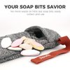 ZOMCHI 2 Pieces Soap Bags, Soap Savers for Bar Soap for Deep Exfoliating,Soap Sock for Use in Shower