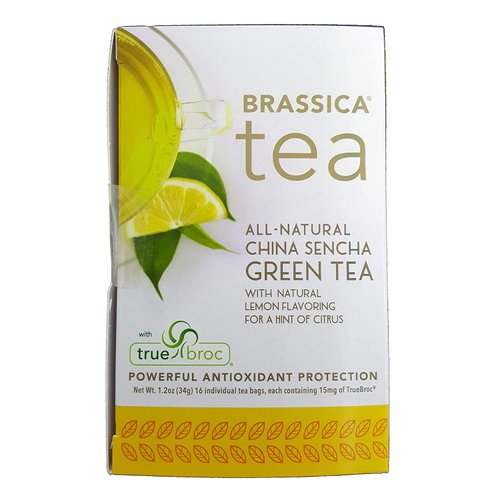 Brassica Tea Green Tea With Lemon & SGS Green Tea 16 Count