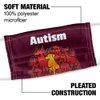 Popfunk Autism Acceptance Different Not Less 1-Ply Reusable Face Mask Covering, Unisex