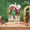 YILETKC Mini Building Christmas Tree 3D Painting Block Set, 667PCS DIY Creative Stereograph Building Model Kit, MOC Construction Toy, Not Compatible with Maior Brands Building Bricks
