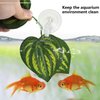 SLSON Fishes Veggie Seaweed Plant Suction Cup Clip Feeding Tool Feed Holder Aquarium Accessories for Fish Tank Fish Feeder Clips (4Pack Transparent)