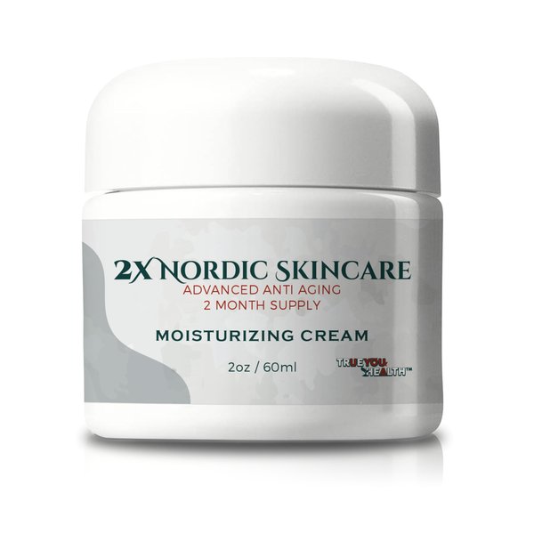 2x Nordic Skincare Cream - 2 Month Supply - Anti Aging Face Cream - Firm & Hydrate - Vitamin A, Collagen, & Ceramide Infused Anti-Aging Moisturizing Cream - Anti-Wrinkle - Vitamin C for Dark Spots