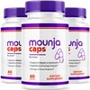 (3 Pack) Mounja Caps - Official Mounja Caps Pills Supplement Premium Formula, Original Mounjacaps Capsules Natural Support For Overall Health & Wellness, Mounja Caps Pills, 180 Capsules For 3 Months