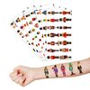103 PCS Funny Mini Nutcracker King Soldier Temporary Tattoos Stickers Themed Birthday Party Decorations Favors Supplies Decor Steinbach Tattoo Sticker Gifts For Kids Boys Girls School Prizes Christmas