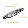 Exterior Chrome Door Handle Front Left Driver Side | Replacement for 2007-2013 Chevy Silverado Suburban Tahoe Avalanche GMC Sierra Yukon Cadillac Escalade | Replaces# 20828258, 22738721, 25960525