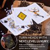Cyberpunk Gold Playing Cards, Cardistry Decks, White Deck of Playing Cards for Kids & Adults, Cool Playing Cards with Card Game e-Book, Unique Playing Cards for Poker, Cyberpunk Cards