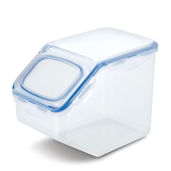 LOCK & LOCK Easy Essentials Food Lids (Flip-Top) / Pantry Storage, BPA Free, Top-21 Cup-for Beans, Clear