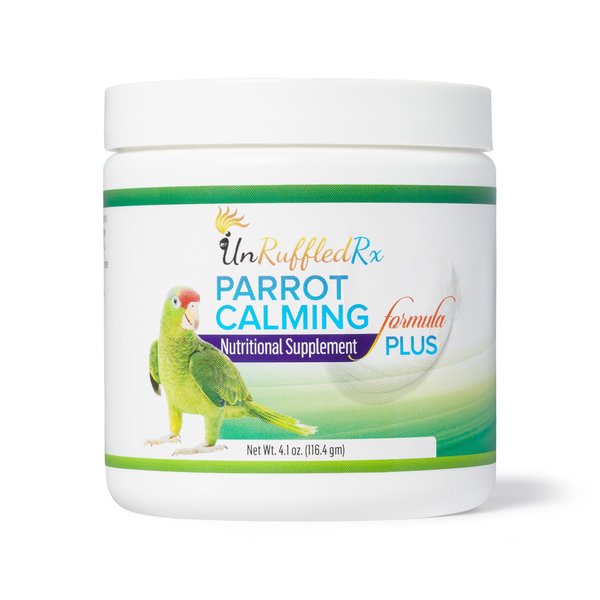 UnRuffledRx Parrot Calming Formula Dietary Supplement for Birds 4 oz. (300 Servings)