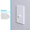Power Gear Single Toggle Screwless Wall Plate Cover, 4.75" H x 2.9” L, Outlet Covers Wall Plate, Light Switch Cover Plate, Switch Plates and Outlet Covers, Outlet Cover Plate, UL Listed, 10 PK, 70652