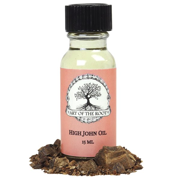 High John The Conqueror Oil by Art of the Root | Handmade with Herbs & Essential Oils | Conjure, Wiccan, Hoodoo, Pagan & Magick | Luck, Power, Success, Passion Rituals