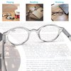 OLOMEE Reading Glasses Women Men Classic Round Readers +2.00 Circular Cheaters Glasses W/Lightweight Frame Comfortable Fit 5 Pack