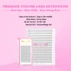 Premade Fans Eyelash Extensions 10D-D-0.07-16 Premade Volume Lash Extensions 320 Fans Pointed Base Fans 0.07 Premade Volume Fans C D Curl(10D-D-0.07,16 mm)