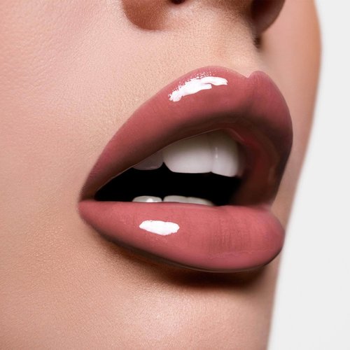 Mirenesse Velvet Lip Gloss Plumper, 3 in 1 Instantly Plumps with Vitamin C + Vitamin E and Vinyl Shine, Vegan and Toxin Free, 74 Exposed .15 oz Full Size