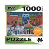 Lang - 1000 Piece Puzzle -Christmas Parade , Artwork by Mary Singleton - Linen Finish - 29" x 20" Completed